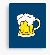 Beer Festival Emoji Canvas Print
