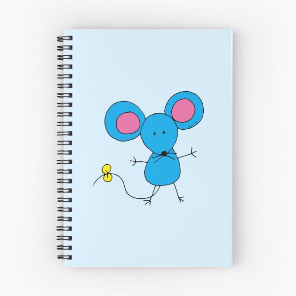 Item preview, funny blue mouse designed and sold by CuteCartoon.