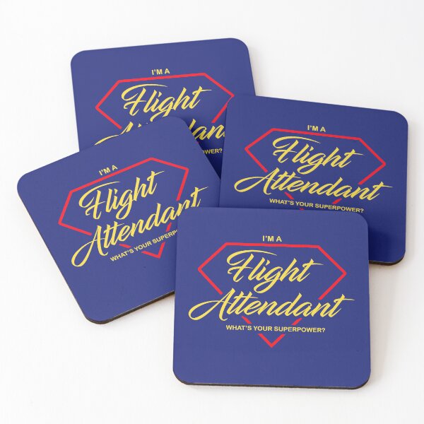 Item preview, Im a Flight Attendant What's your Superpower Air Hostess funny design designed and sold by Ikaroots.