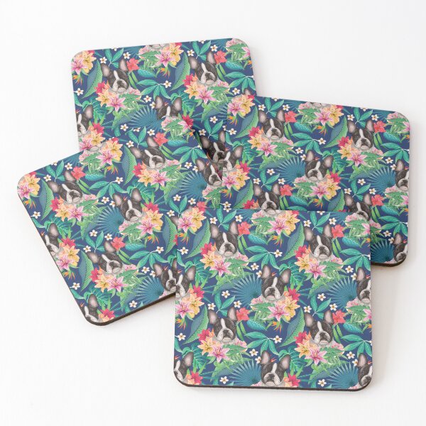 Item preview, Boston terrier tropical designed and sold by lulupetart.