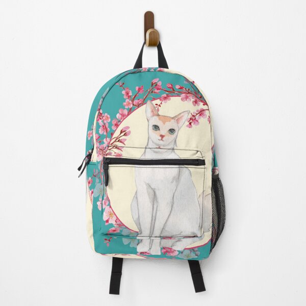 Item preview, balinese javanese cat and sakura flowers designed and sold by MerryCrown.