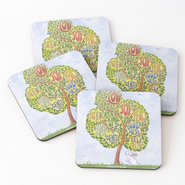 Item preview, Fruit of the Spirit Tree Illustration designed and sold by FlixyDoodles.