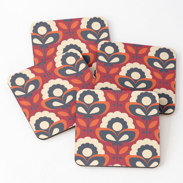 Item preview, 2709 A - retro flowers designed and sold by RouCouCou.