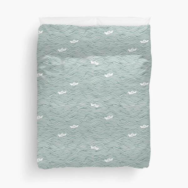 Little Paperboats Duvet Cover