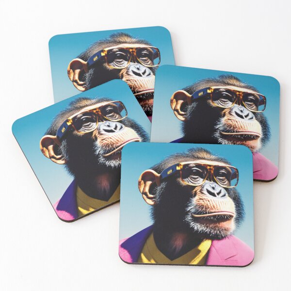 Item preview, Professional monkeys, chimps and primates in suits or clothes 40 designed and sold by hendrikspix.