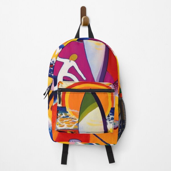 Item preview, The Surfer on the Beach - Abstract Art designed and sold by ArtNouveauChic.