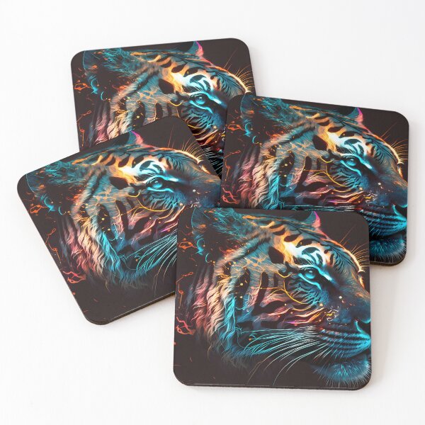 Item preview, Neon tiger designed and sold by AOK-DESIGN.