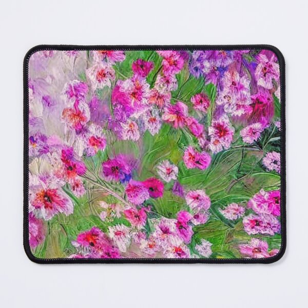 Item preview, Wild Pink Flowers Contemporary Digital Art designed and sold by davidelder.