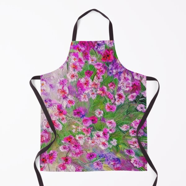 Item preview, Wild Pink Flowers Contemporary Digital Art designed and sold by davidelder.