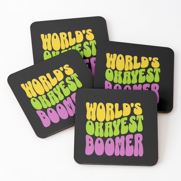 Item preview, World's Okayest Boomer designed and sold by ValentinaHramov.