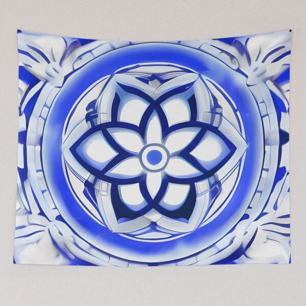Item preview, Blue Flower 1 designed and sold by SpaceShaman.