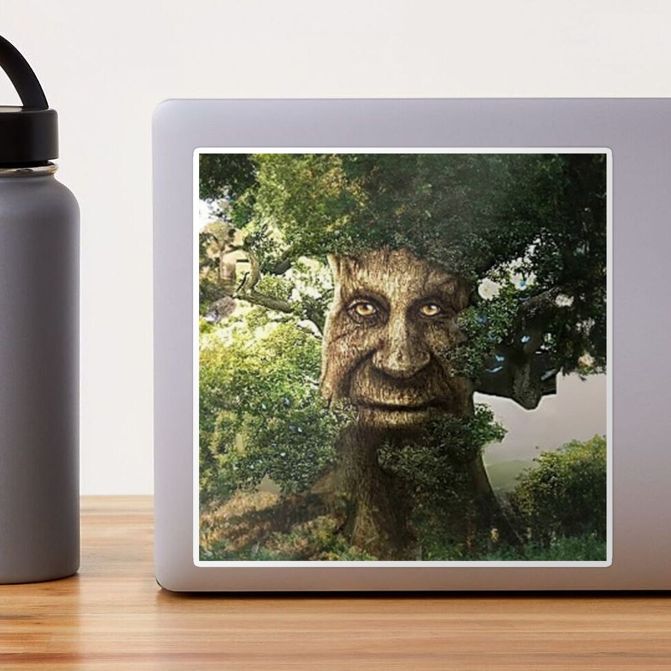 Wise Mystical Tree meme Sticker for Sale by T-Look in 2023