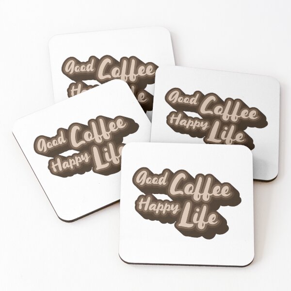 Item preview, Good Coffee Happy Life designed and sold by RiciPaneto.