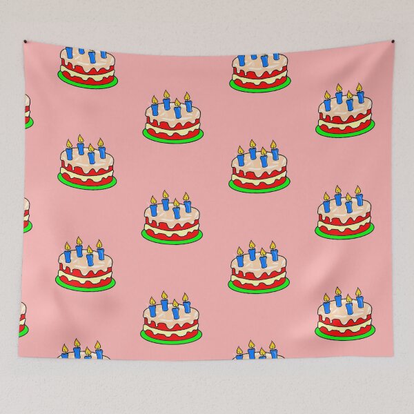Item preview, Strawberry Birthday Cake Emoji  designed and sold by PrintPress.