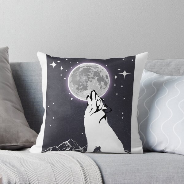 Item preview, Wolf howling to the moon designed and sold by MangoTango1998.