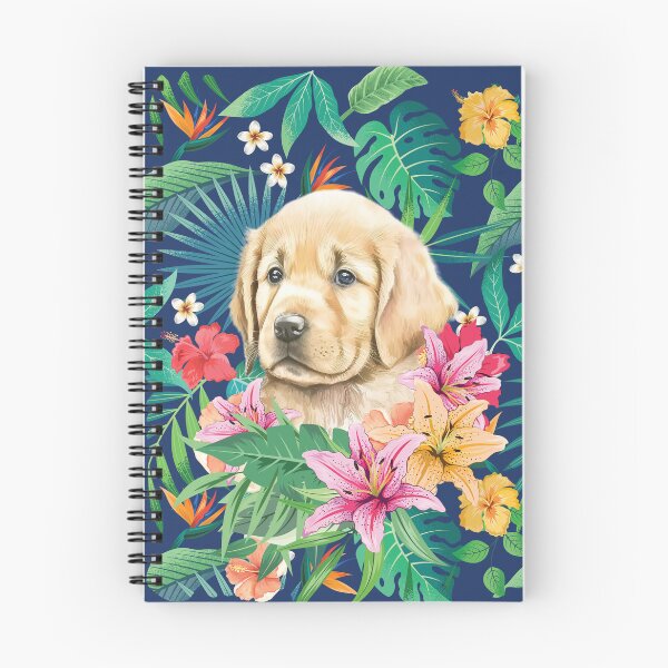 Item preview, Tropical Golden Retriever Puppy 6 designed and sold by lulupetart.