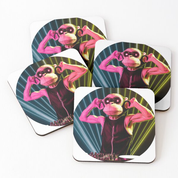 Item preview, Monkey DJ mixing with lasers designed and sold by bobanian.