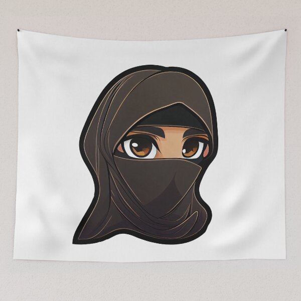 Item preview, Beautiful Eyes of Woman Using Niqab designed and sold by MrBadDream.