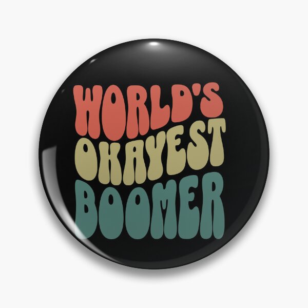 Item preview, World's Okayest Boomer designed and sold by ValentinaHramov.