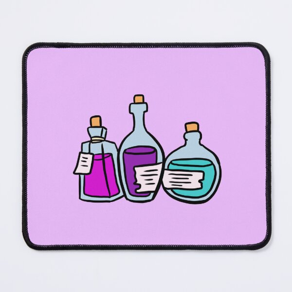 Item preview, Cute three magic potions illustration designed and sold by Yarafantasyart.