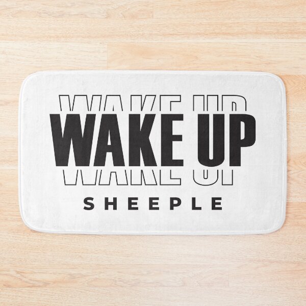 Item preview, Wake Up Sheeple designed and sold by CatsCrew.