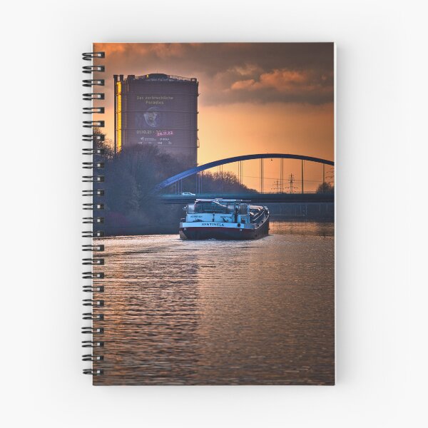 Item preview, Rhine-Herne Canal in Oberhausen - Ruhrgebiet - Ruhrpott - Germany designed and sold by Ruhrpottpicture.