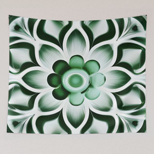 Item preview, Green Flower 3 designed and sold by SpaceShaman.