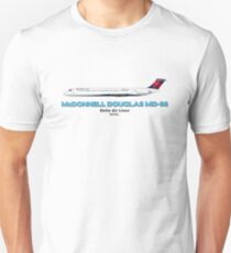 McDonnell Douglas MD-88 - Delta Air Lines Unisex T-Shirt