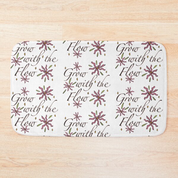 Item preview, Floral grow with the flow quote design designed and sold by moonbean-art.
