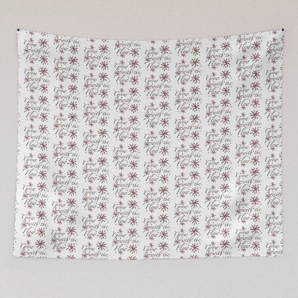 Item preview, Floral grow with the flow quote design designed and sold by moonbean-art.
