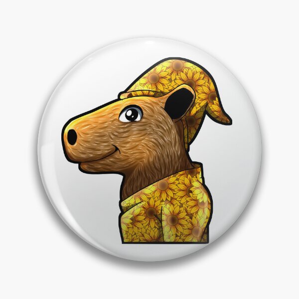 Item preview, very cute illustration of capybara designed and sold by Fikri005.