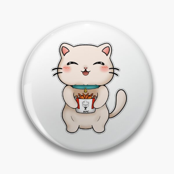 Item preview, kitty fry chicken designed and sold by Drawersofdraw.