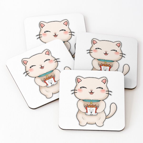 Item preview, kitty fry chicken designed and sold by Drawersofdraw.