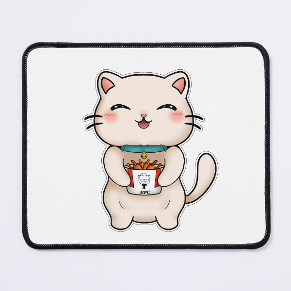 Item preview, kitty fry chicken designed and sold by Drawersofdraw.