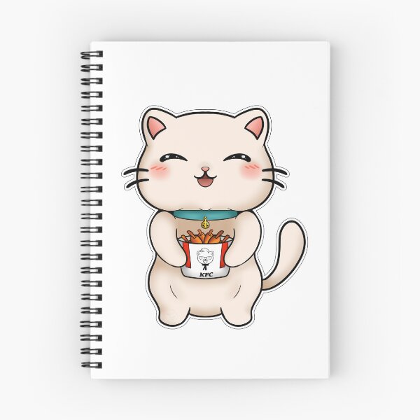 Item preview, kitty fry chicken designed and sold by Drawersofdraw.