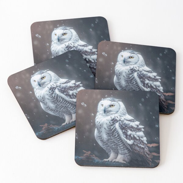 Item preview, Snowy day snowy owl designed and sold by snowyowls.