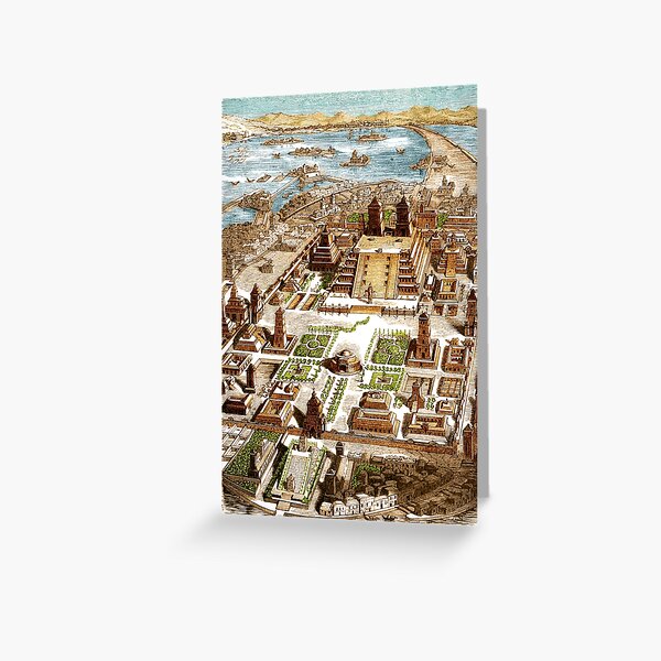 Item preview, Tenochtitlan, Aztec City-State, Mexico designed and sold by ScienceSource.