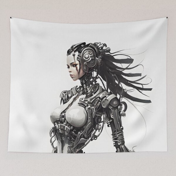 Item preview, Beautiful Space Android - Fantasy Art designed and sold by Seeker7Seven.