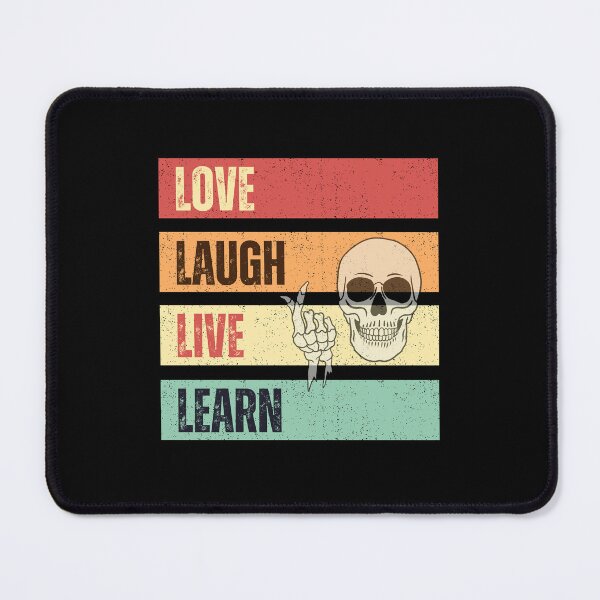 Item preview, Love Laugh Live Learn Retro designed and sold by ZingAndPep.
