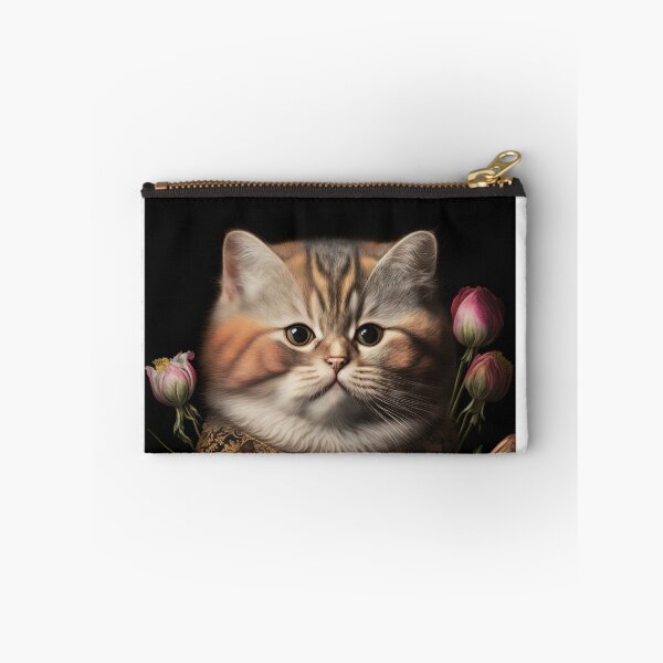 Item preview,  Lovely cat (Kittten ) vintage flowers portrait frame 2 designed and sold by jetaiart.
