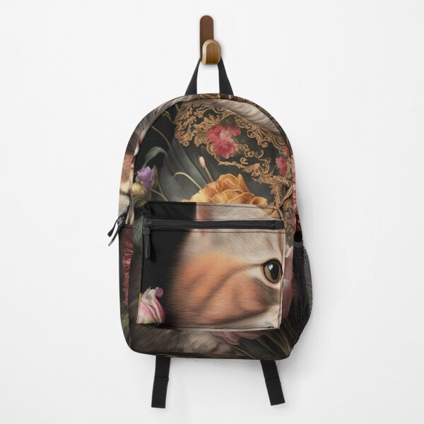 Item preview, Lovely cat (Kittten ) vintage flowers portrait frame 2 designed and sold by jetaiart.