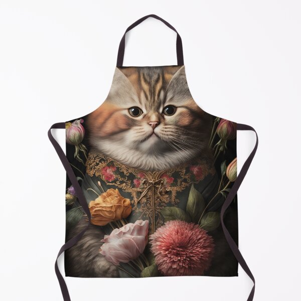Item preview, Lovely cat (Kittten ) vintage flowers portrait frame 2 designed and sold by jetaiart.