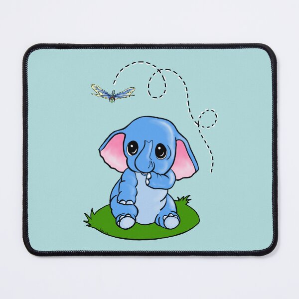 Item preview, Baby Elephant & Dragonfly designed and sold by JaqiW.