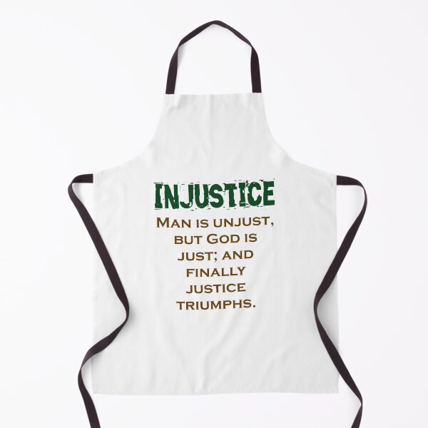 Item preview, Man Is Unjust But God Is Just - Injustice Quote designed and sold by CrankyOldDude.