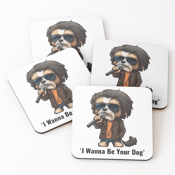 Item preview, Shitzu Dog Band Sticker designed and sold by EireTV.