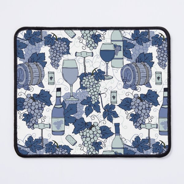 Item preview, Hamptons Wine Vineyard Grape Vines Pattern designed and sold by HotHibiscus.