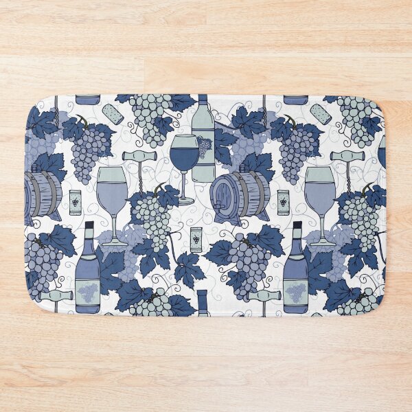 Item preview, Hamptons Wine Vineyard Grape Vines Pattern designed and sold by HotHibiscus.