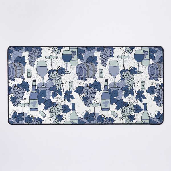 Item preview, Hamptons Wine Vineyard Grape Vines Pattern designed and sold by HotHibiscus.