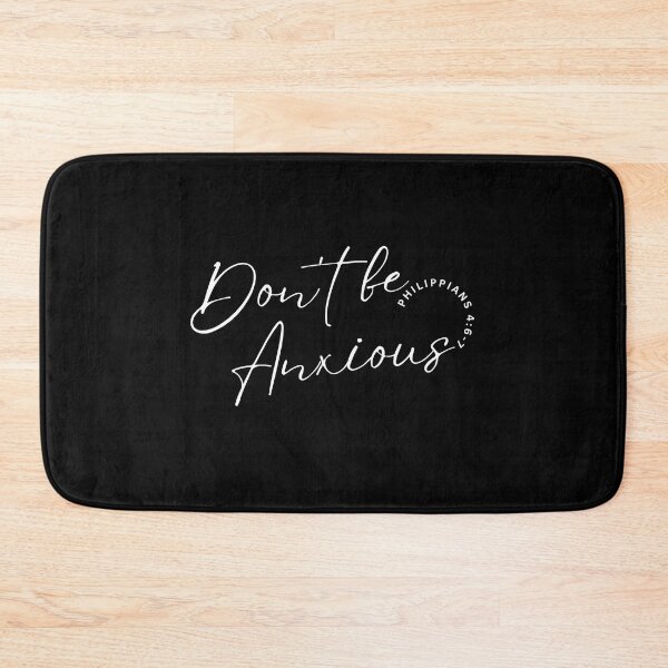Item preview, Dont be Anxious Philippians Bible Verse Philippians V12 designed and sold by Family Journey with God.