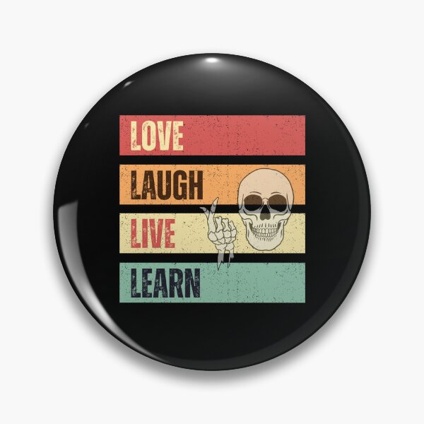Item preview, Love Laugh Live Learn Retro designed and sold by ZingAndPep.